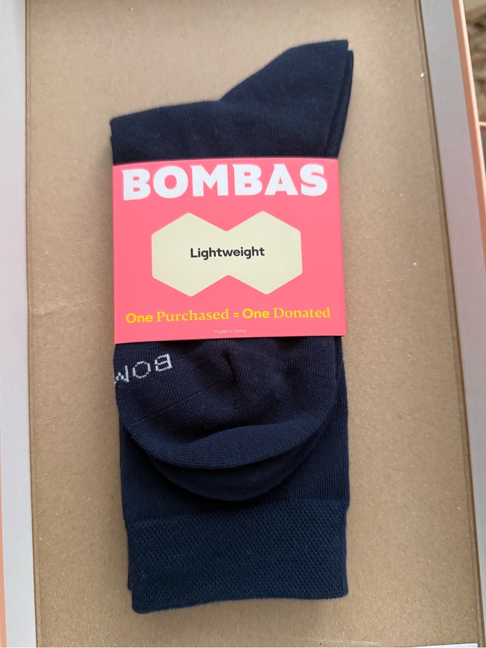 Bombas Lightweight Black Casual Socks